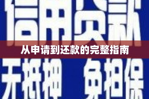 龙岗从申请到还款的完整指南