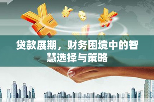 龙岗贷款展期，财务困境中的智慧选择与策略