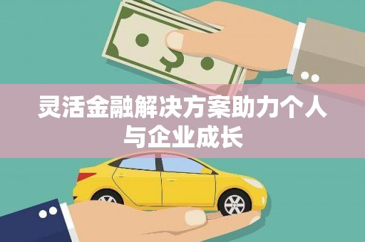 龙岗灵活金融解决方案助力个人与企业成长
