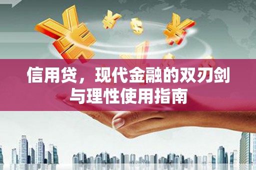 龙岗信用贷，现代金融的双刃剑与理性使用指南