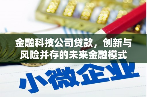 龙岗金融科技公司贷款，创新与风险并存的未来金融模式