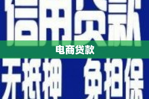 龙岗电商贷款