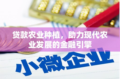 龙岗贷款农业种植，助力现代农业发展的金融引擎