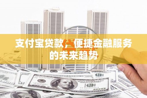 龙岗支付宝贷款，便捷金融服务的未来趋势