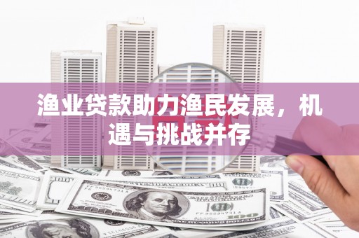 龙岗渔业贷款助力渔民发展，机遇与挑战并存