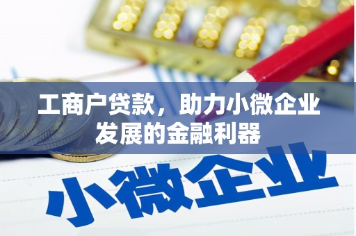 龙岗工商户贷款，助力小微企业发展的金融利器