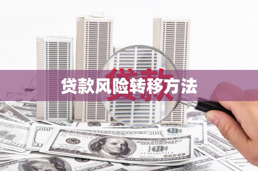 龙岗贷款风险转移方法