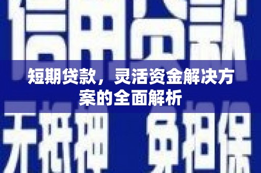 龙岗短期贷款，灵活资金解决方案的全面解析