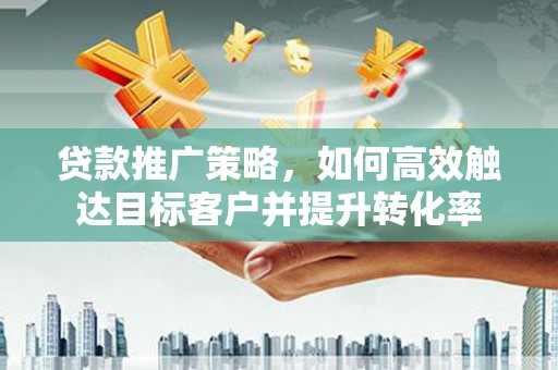 龙岗贷款推广策略，如何高效触达目标客户并提升转化率
