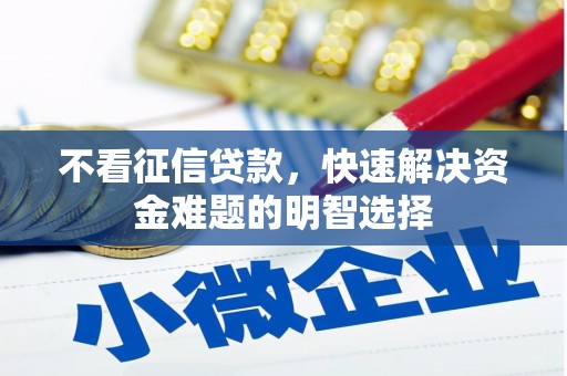 龙岗不看征信贷款，快速解决资金难题的明智选择