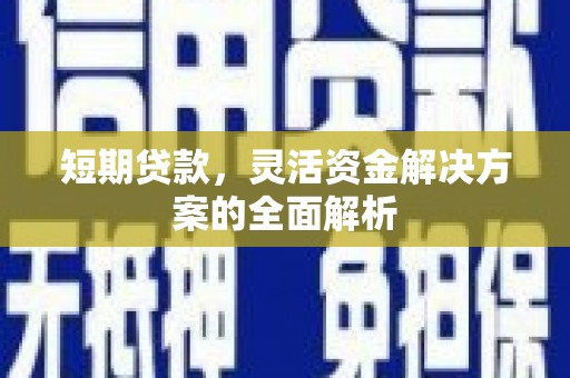 龙岗短期贷款，灵活资金解决方案的全面解析