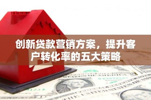 龙岗创新贷款营销方案，提升客户转化率的五大策略