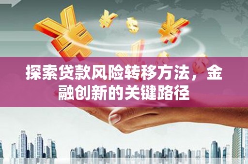龙岗探索贷款风险转移方法，金融创新的关键路径