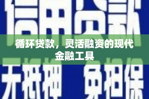 龙岗循环贷款，灵活融资的现代金融工具