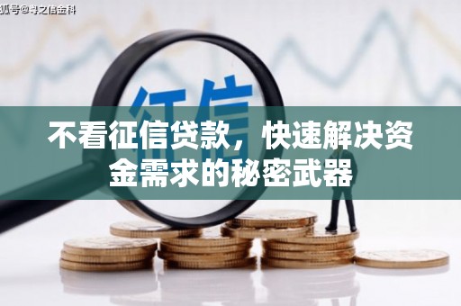 龙岗不看征信贷款，快速解决资金需求的秘密武器