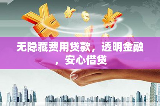 龙岗无隐藏费用贷款，透明金融，安心借贷
