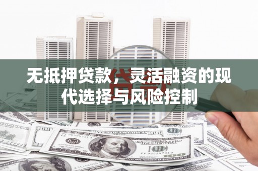 龙岗无抵押贷款，灵活融资的现代选择与风险控制