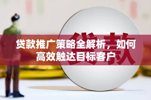 龙岗贷款推广策略全解析，如何高效触达目标客户
