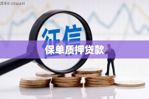 龙岗保单质押贷款