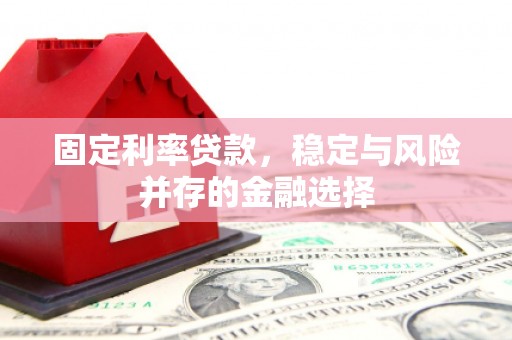 龙岗固定利率贷款，稳定与风险并存的金融选择