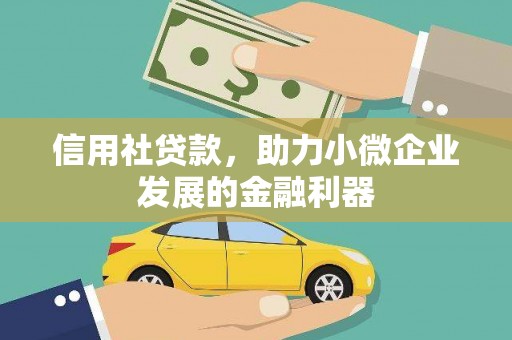 龙岗信用社贷款，助力小微企业发展的金融利器