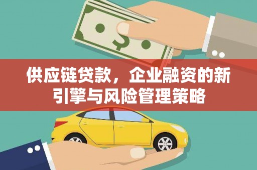 龙岗供应链贷款，企业融资的新引擎与风险管理策略