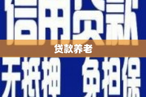 龙岗贷款养老