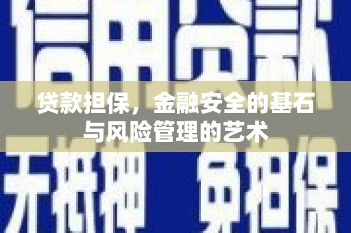龙岗贷款担保，金融安全的基石与风险管理的艺术