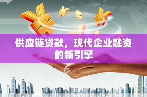 龙岗供应链贷款，现代企业融资的新引擎