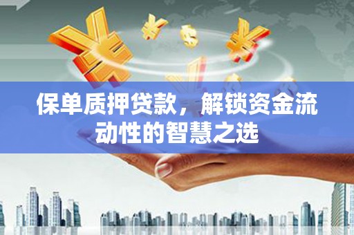 龙岗保单质押贷款，解锁资金流动性的智慧之选