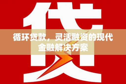 龙岗循环贷款，灵活融资的现代金融解决方案