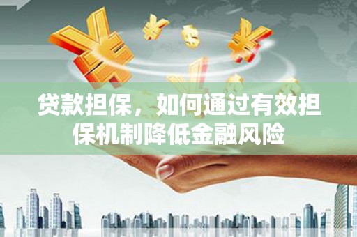 龙岗贷款担保，如何通过有效担保机制降低金融风险