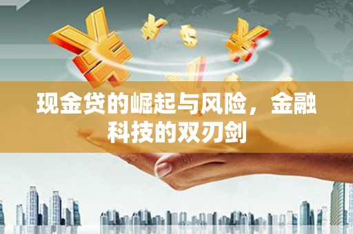 龙岗现金贷的崛起与风险，金融科技的双刃剑