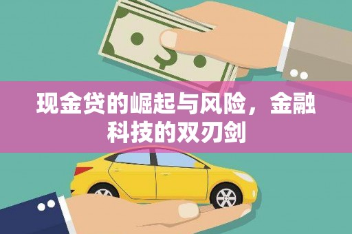 龙岗现金贷的崛起与风险，金融科技的双刃剑