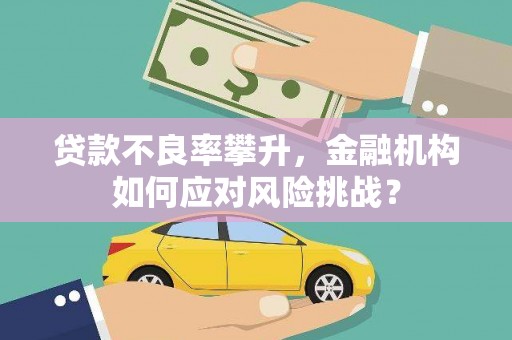 龙岗贷款不良率攀升，金融机构如何应对风险挑战？