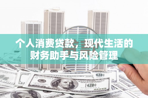 龙岗个人消费贷款，现代生活的财务助手与风险管理